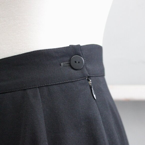 Gianni Versace Genny Vintage Black Tiered Pencil Skirt Size 10 US / 44 Italy - Picture 6 of 8